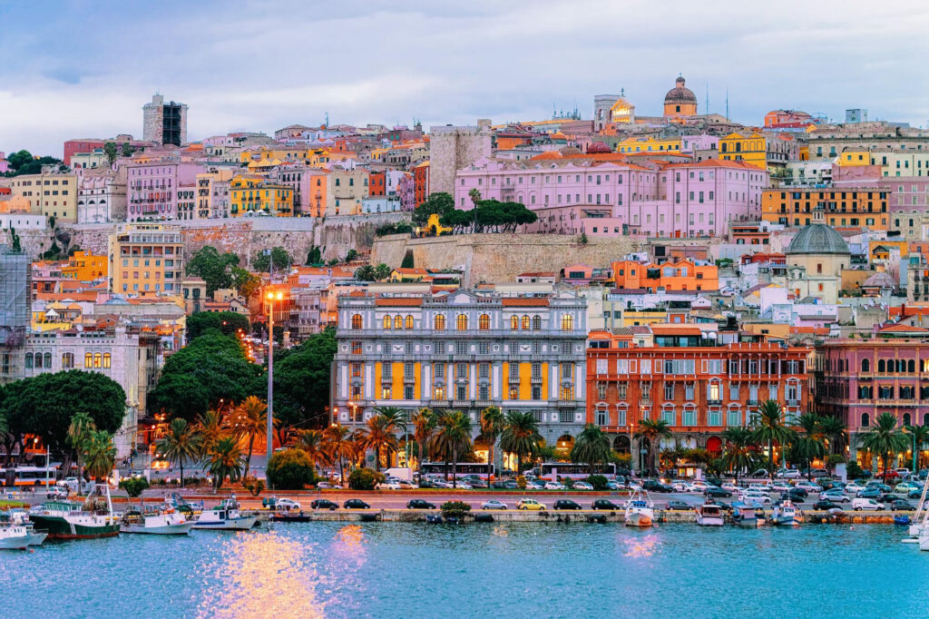 Sardinia Cagliari Harbour Boats