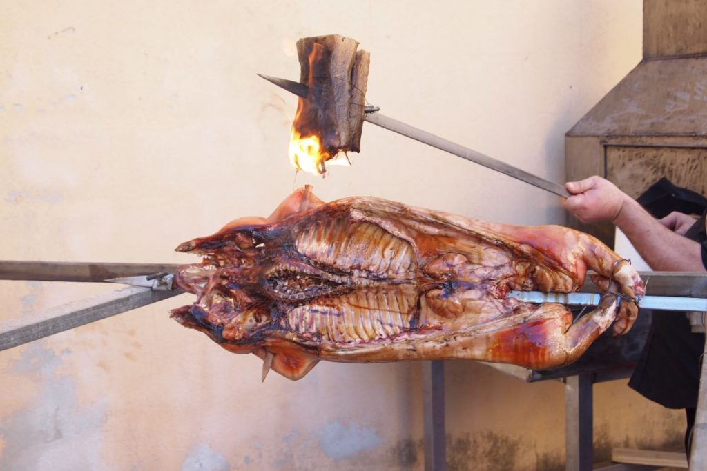 Sardinia typical food pig