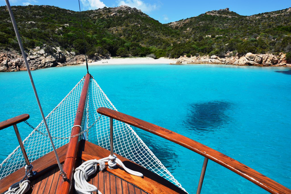 La Maddalena Sardinia Gulet Boat Mediterranean Sea